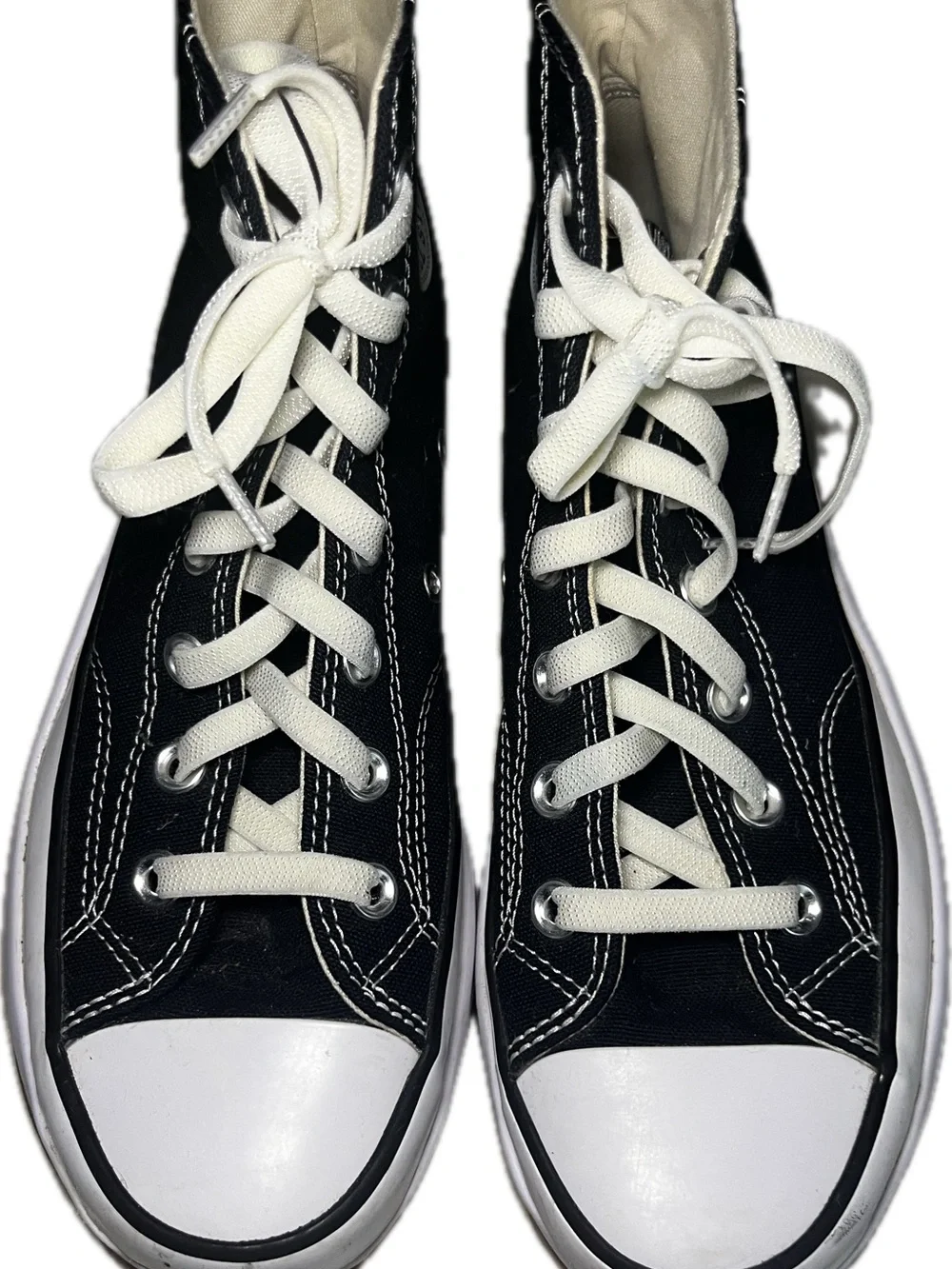 Converse Run Star Hike Black and White Platform High-Top Chunky PlatformSneakers